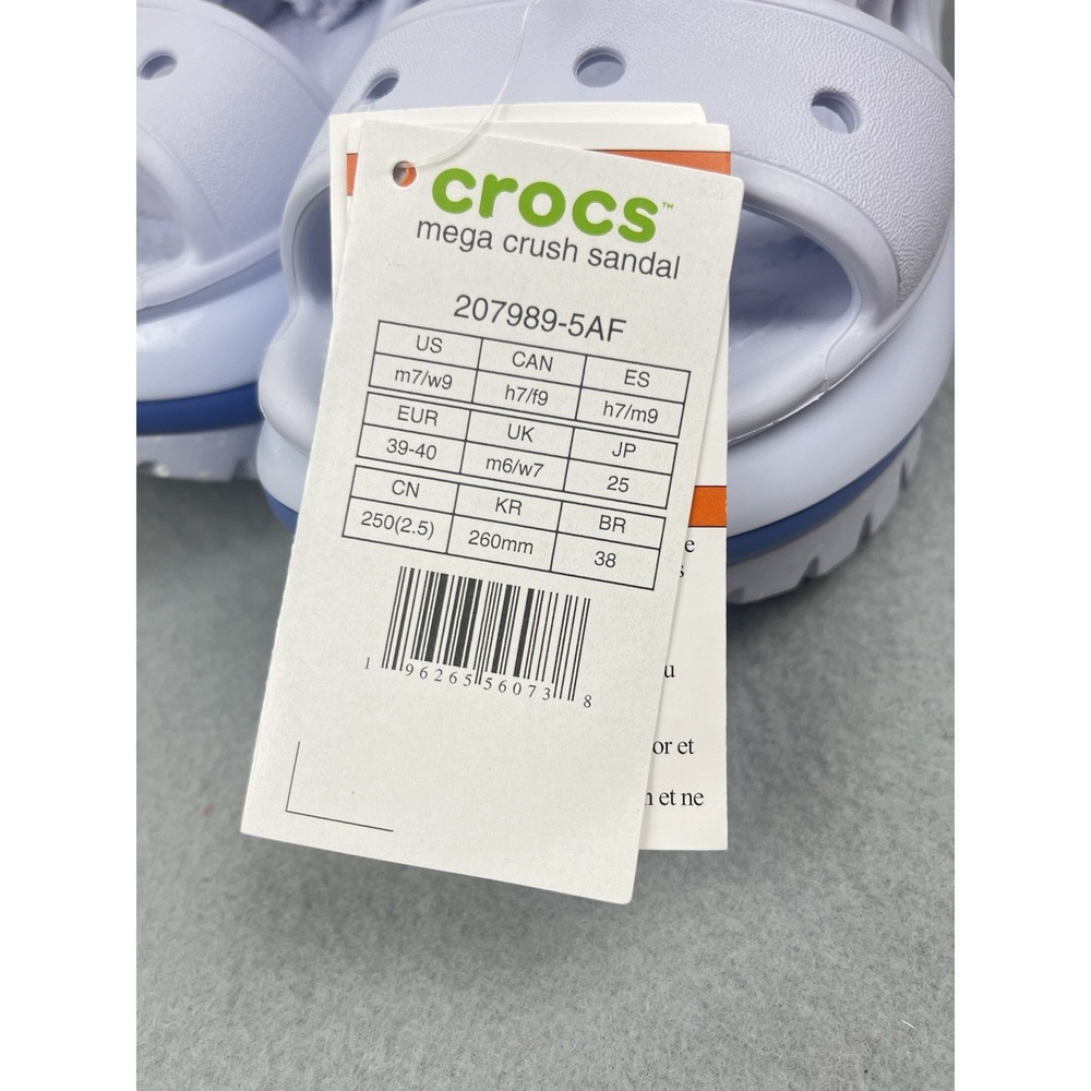 Crocs Mega Crush Platform Sandal Size Womens Size 9 Mens Size 7 Dreamscape NEW - Picture 9 of 10